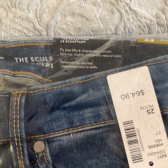 Woman's Reitmans 25p skinny the sculpting in medium denim - Picture 2 of 8